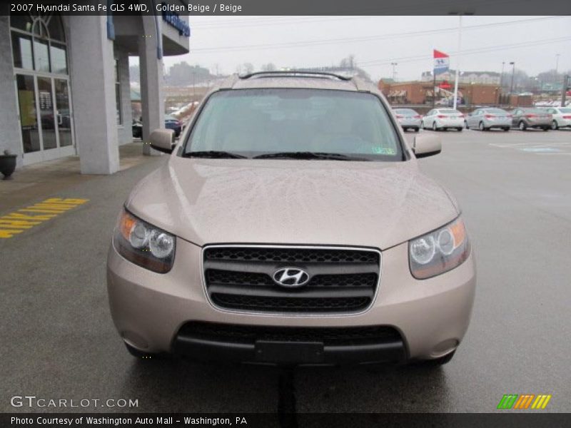 Golden Beige / Beige 2007 Hyundai Santa Fe GLS 4WD