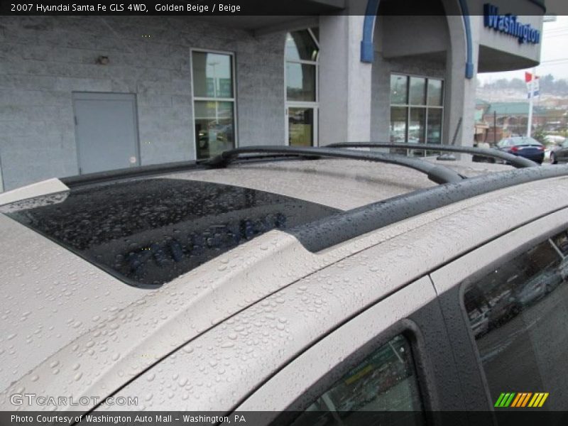 Golden Beige / Beige 2007 Hyundai Santa Fe GLS 4WD