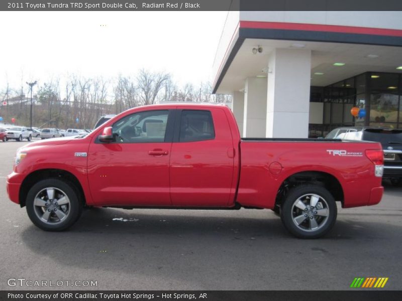 Radiant Red / Black 2011 Toyota Tundra TRD Sport Double Cab