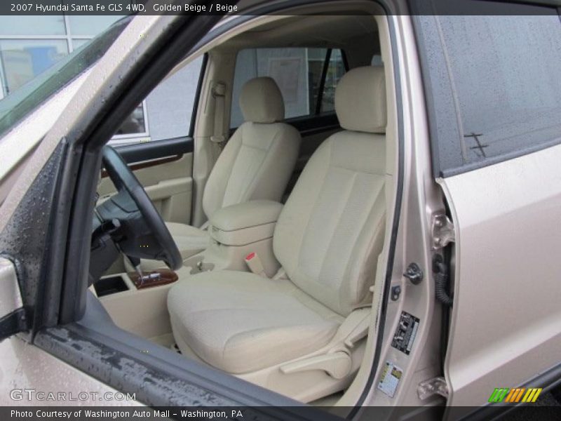Golden Beige / Beige 2007 Hyundai Santa Fe GLS 4WD