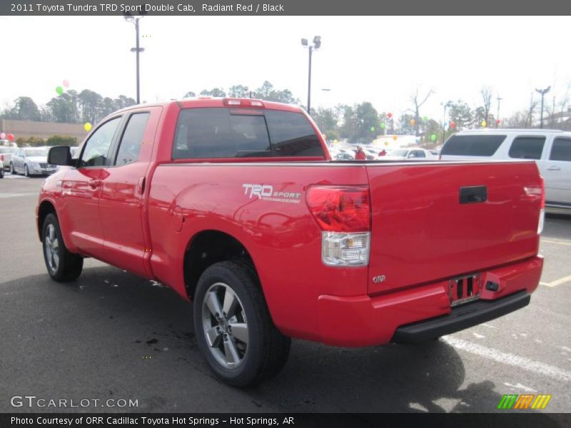 Radiant Red / Black 2011 Toyota Tundra TRD Sport Double Cab