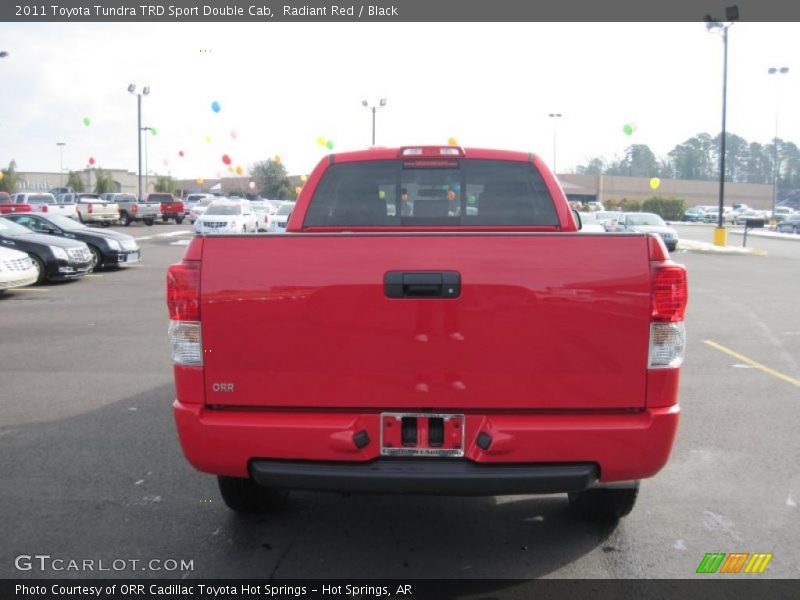 Radiant Red / Black 2011 Toyota Tundra TRD Sport Double Cab