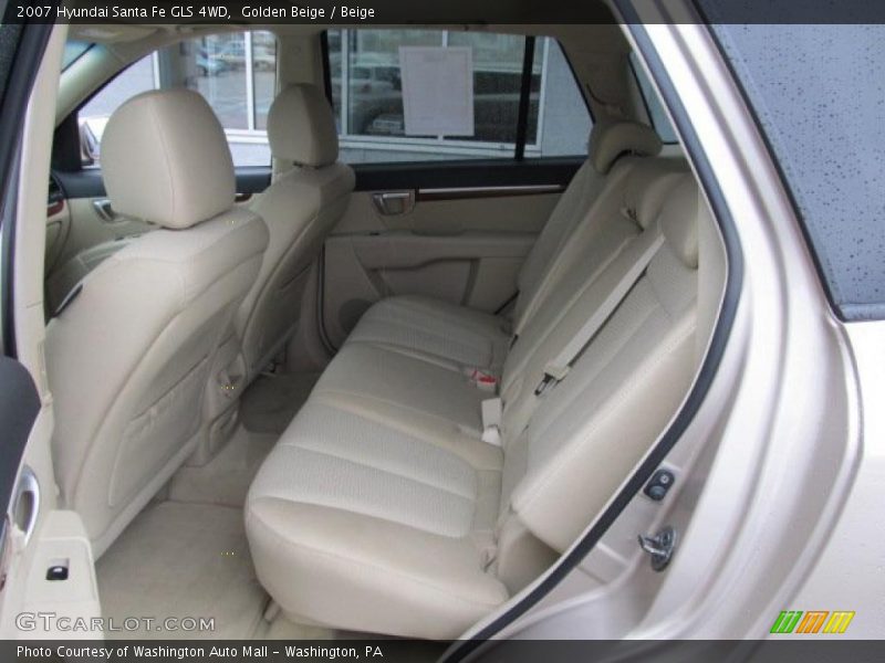 Golden Beige / Beige 2007 Hyundai Santa Fe GLS 4WD
