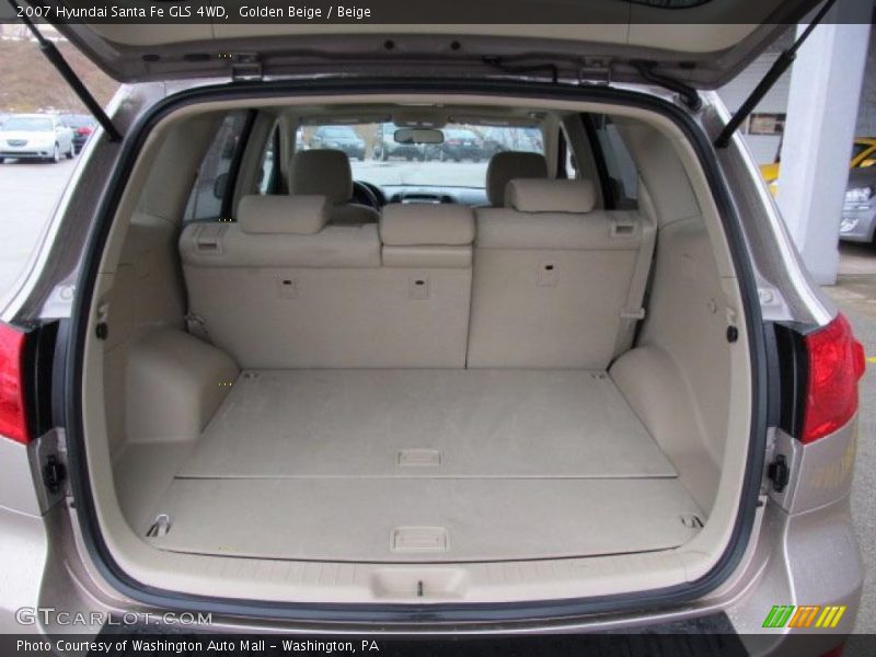 Golden Beige / Beige 2007 Hyundai Santa Fe GLS 4WD
