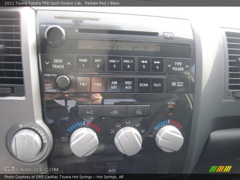 Controls of 2011 Tundra TRD Sport Double Cab