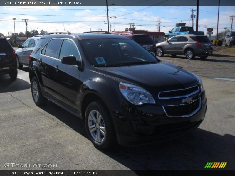 Black / Jet Black 2011 Chevrolet Equinox LT