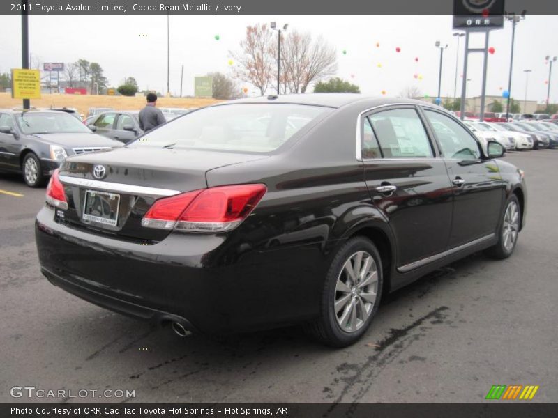 Cocoa Bean Metallic / Ivory 2011 Toyota Avalon Limited