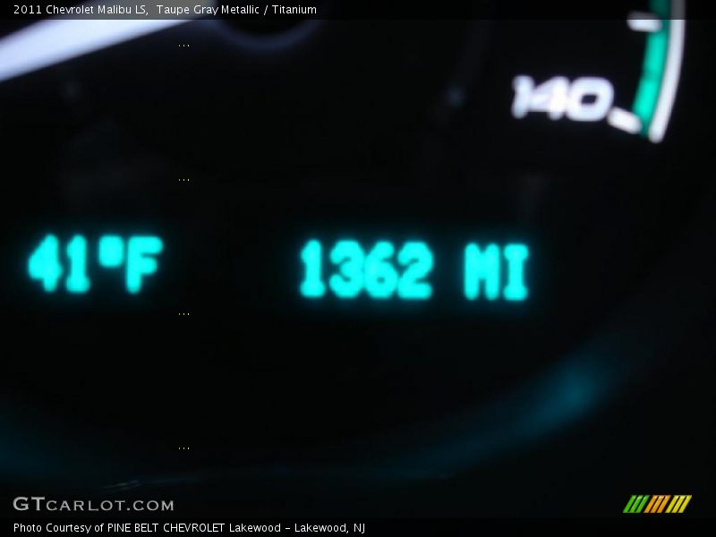Taupe Gray Metallic / Titanium 2011 Chevrolet Malibu LS