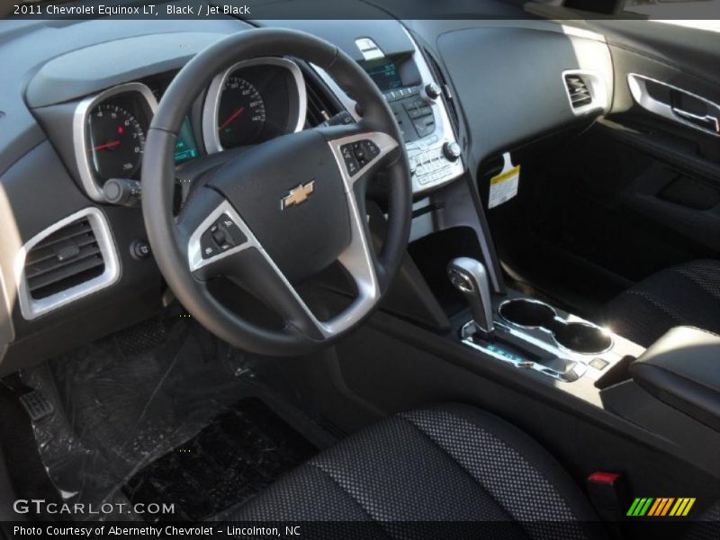 Jet Black Interior - 2011 Equinox LT 