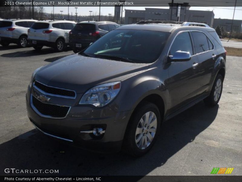 Mocha Steel Metallic / Brownstone/Jet Black 2011 Chevrolet Equinox LTZ