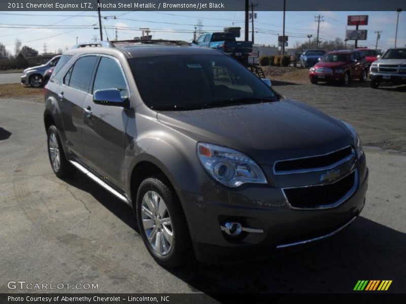 Mocha Steel Metallic / Brownstone/Jet Black 2011 Chevrolet Equinox LTZ