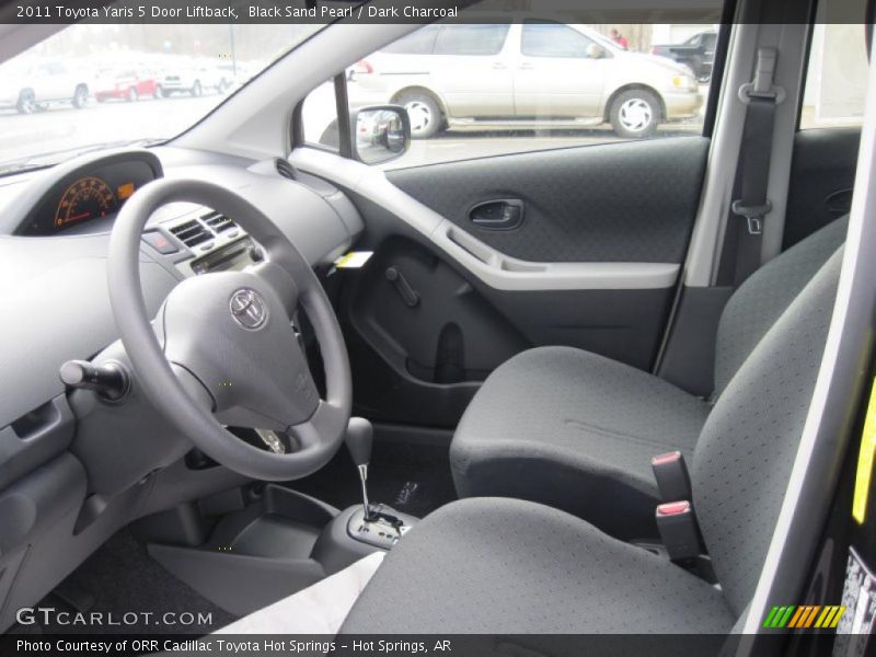 2011 Yaris 5 Door Liftback Dark Charcoal Interior