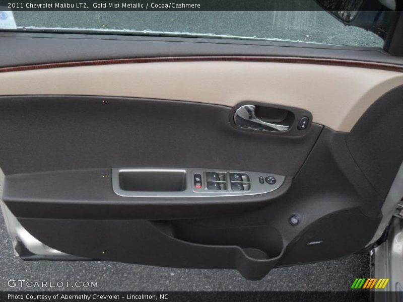 Gold Mist Metallic / Cocoa/Cashmere 2011 Chevrolet Malibu LTZ