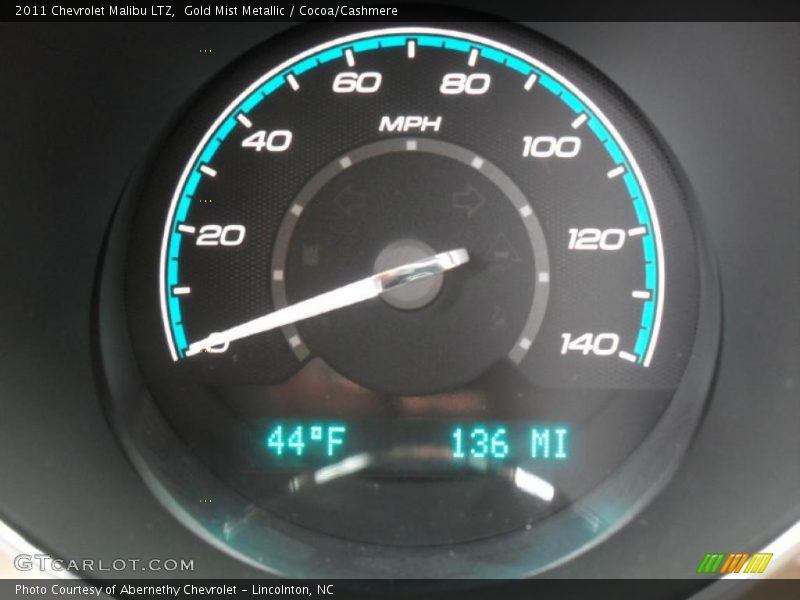 Gold Mist Metallic / Cocoa/Cashmere 2011 Chevrolet Malibu LTZ
