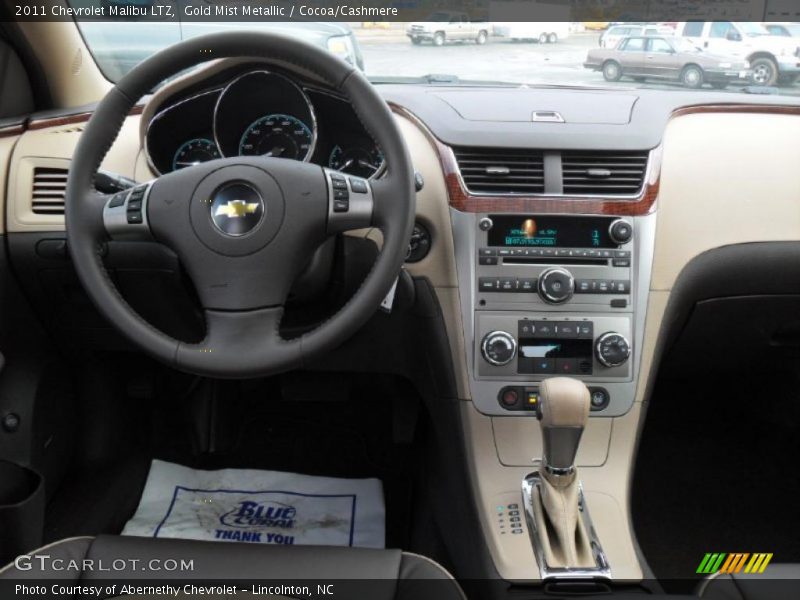 Dashboard of 2011 Malibu LTZ