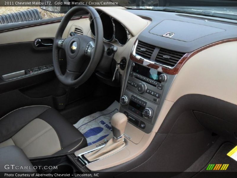 Gold Mist Metallic / Cocoa/Cashmere 2011 Chevrolet Malibu LTZ