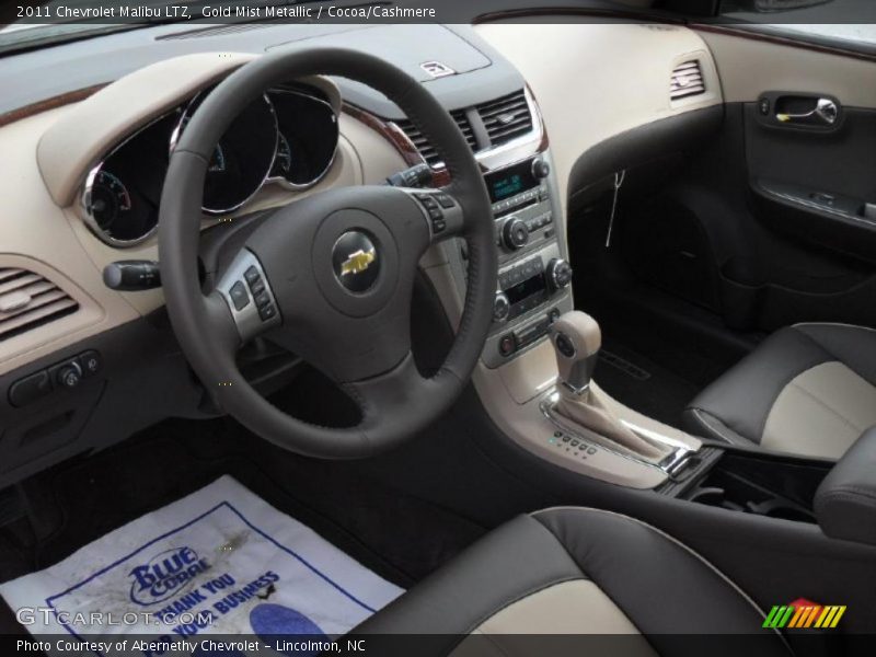 Gold Mist Metallic / Cocoa/Cashmere 2011 Chevrolet Malibu LTZ