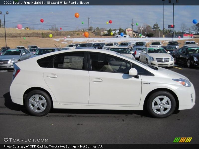 Blizzard White Pearl / Bisque 2011 Toyota Prius Hybrid III