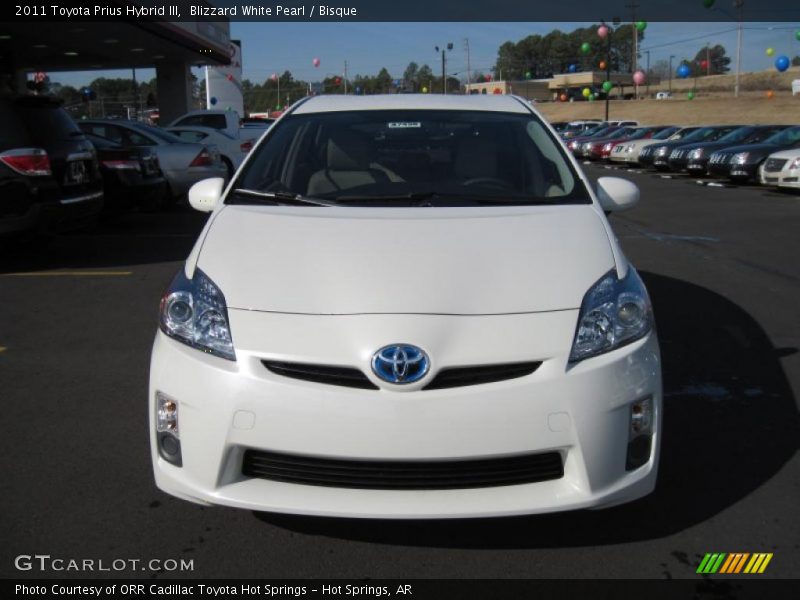 Blizzard White Pearl / Bisque 2011 Toyota Prius Hybrid III