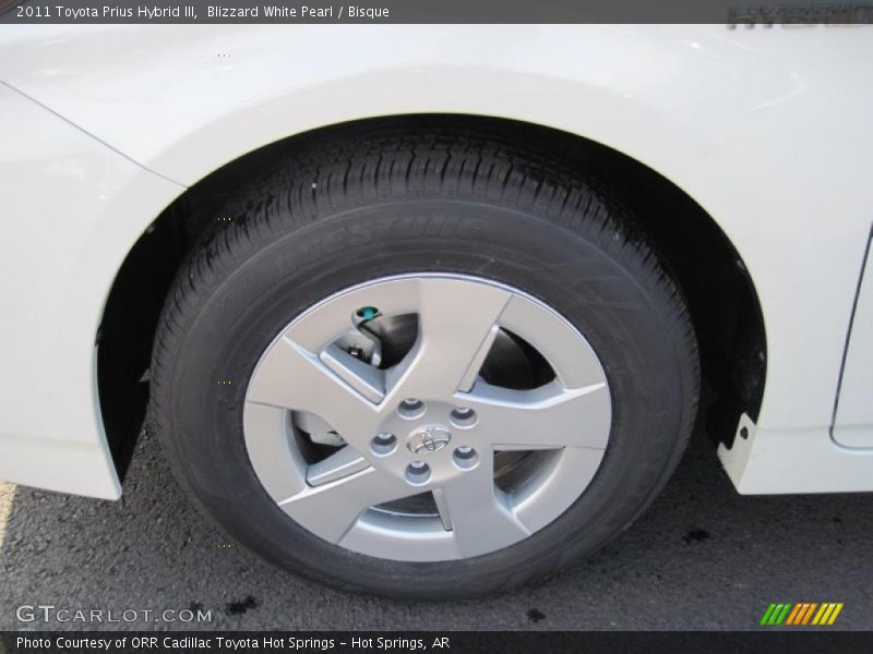 Blizzard White Pearl / Bisque 2011 Toyota Prius Hybrid III