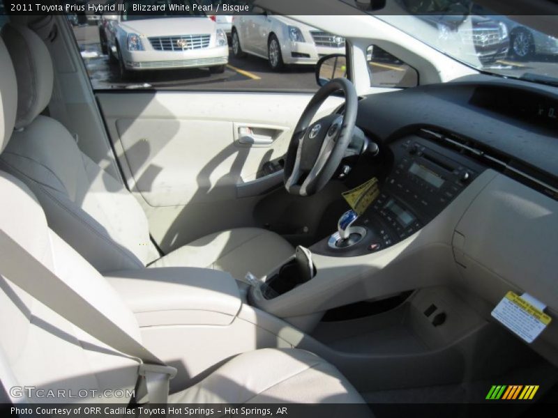 Blizzard White Pearl / Bisque 2011 Toyota Prius Hybrid III