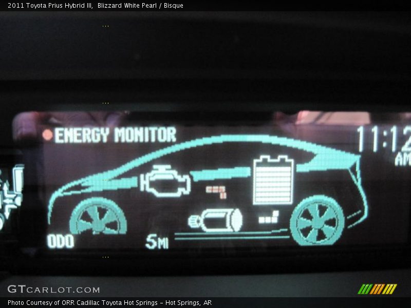 Blizzard White Pearl / Bisque 2011 Toyota Prius Hybrid III