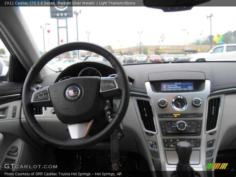 Radiant Silver Metallic / Light Titanium/Ebony 2011 Cadillac CTS 3.6 Sedan