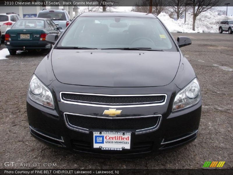Black Granite Metallic / Ebony 2010 Chevrolet Malibu LT Sedan