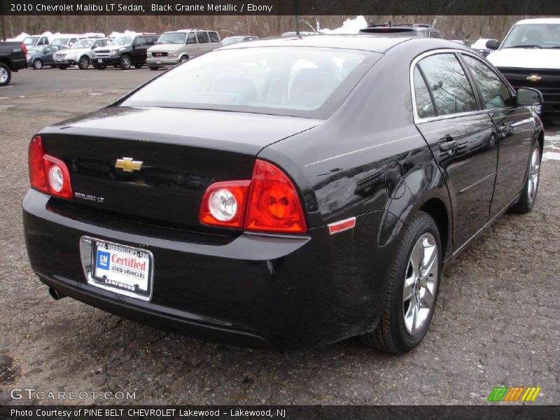 Black Granite Metallic / Ebony 2010 Chevrolet Malibu LT Sedan
