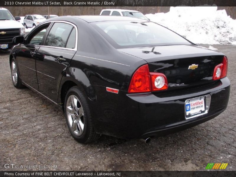 Black Granite Metallic / Ebony 2010 Chevrolet Malibu LT Sedan