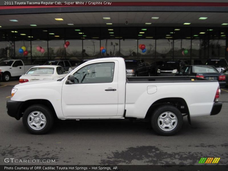 Super White / Graphite Gray 2011 Toyota Tacoma Regular Cab