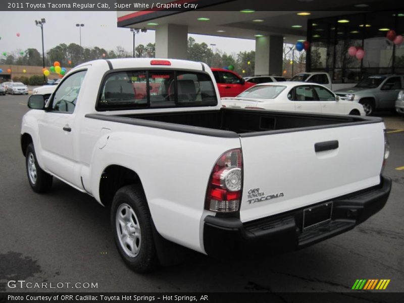 Super White / Graphite Gray 2011 Toyota Tacoma Regular Cab