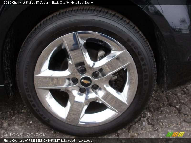 Black Granite Metallic / Ebony 2010 Chevrolet Malibu LT Sedan