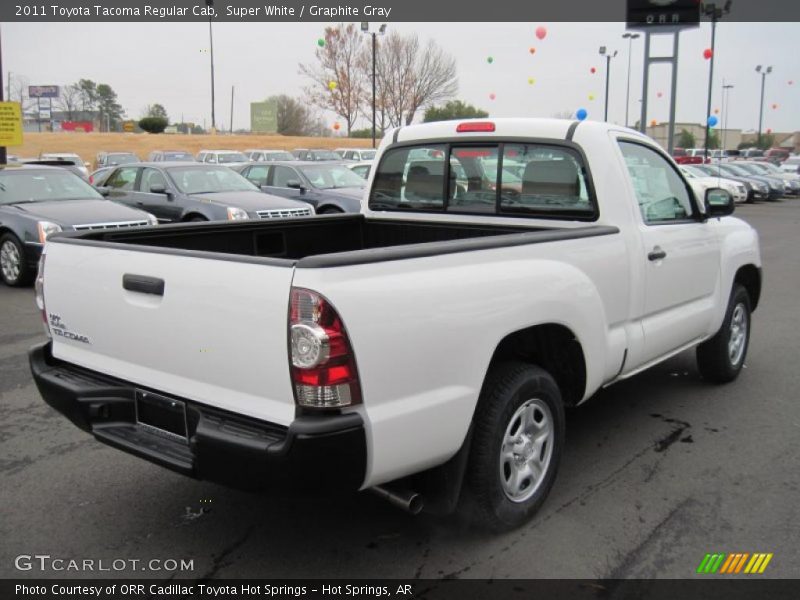 Super White / Graphite Gray 2011 Toyota Tacoma Regular Cab