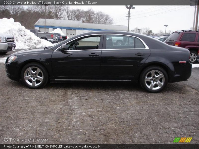 Black Granite Metallic / Ebony 2010 Chevrolet Malibu LT Sedan