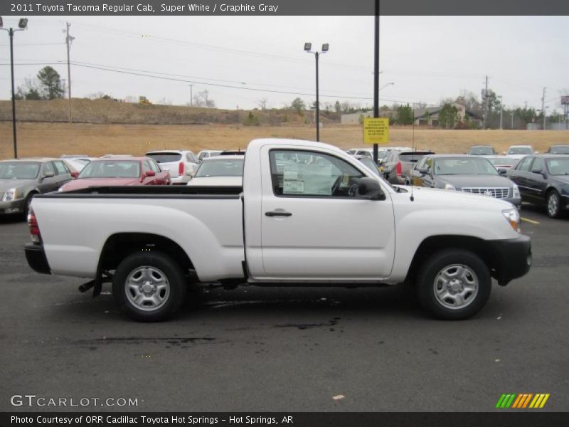 Super White / Graphite Gray 2011 Toyota Tacoma Regular Cab