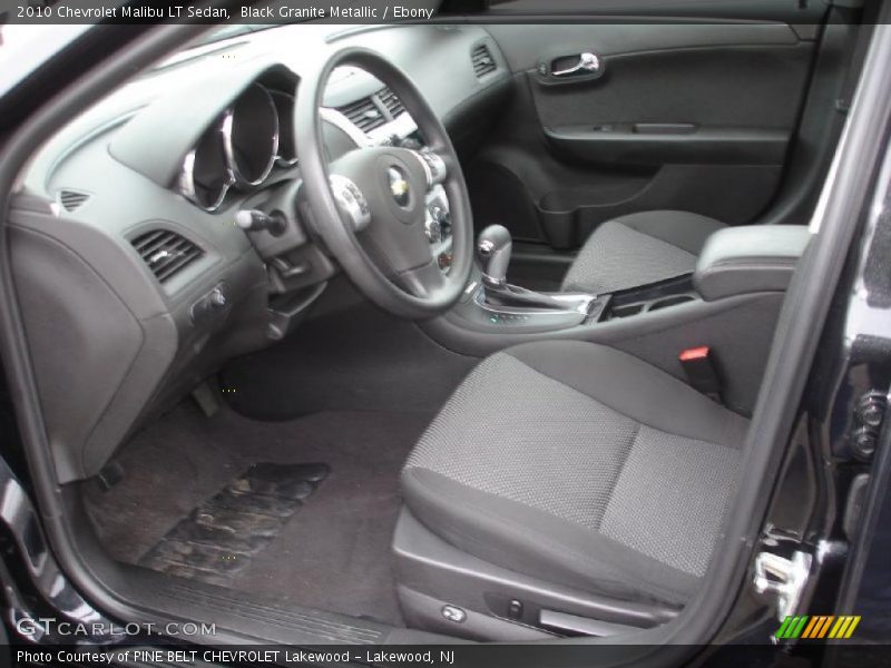Black Granite Metallic / Ebony 2010 Chevrolet Malibu LT Sedan