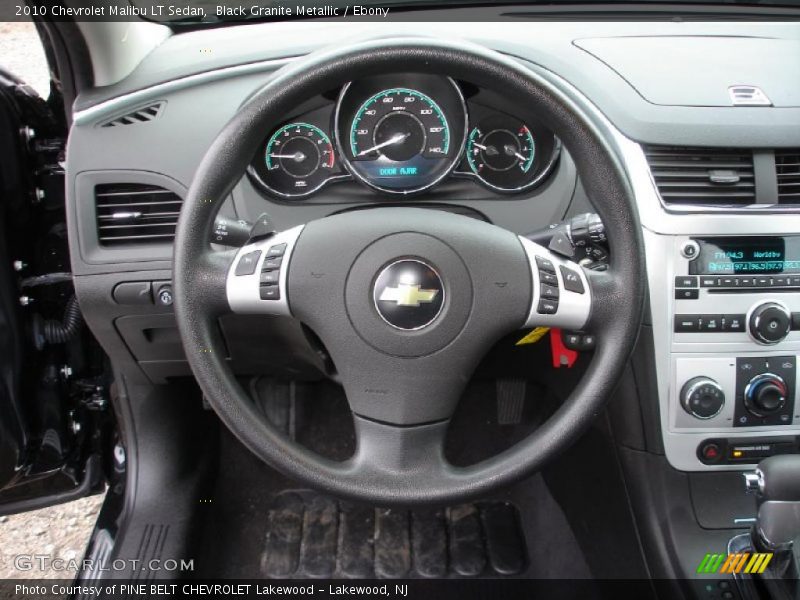 Black Granite Metallic / Ebony 2010 Chevrolet Malibu LT Sedan
