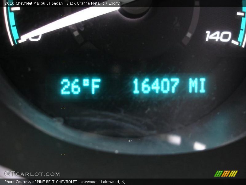 Black Granite Metallic / Ebony 2010 Chevrolet Malibu LT Sedan
