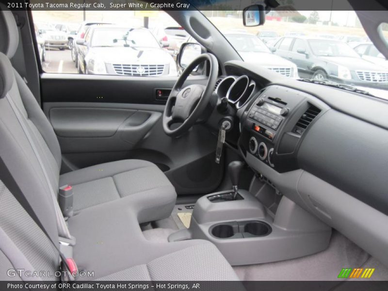  2011 Tacoma Regular Cab Graphite Gray Interior