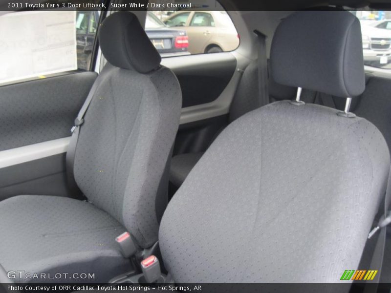  2011 Yaris 3 Door Liftback Dark Charcoal Interior
