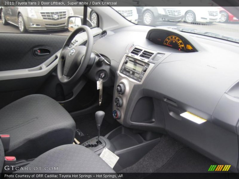  2011 Yaris 3 Door Liftback Dark Charcoal Interior