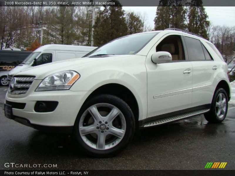 Arctic White / Macadamia 2008 Mercedes-Benz ML 350 4Matic