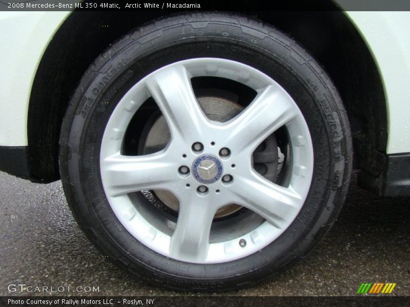 Arctic White / Macadamia 2008 Mercedes-Benz ML 350 4Matic