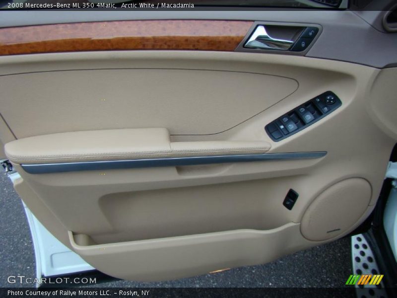 Arctic White / Macadamia 2008 Mercedes-Benz ML 350 4Matic