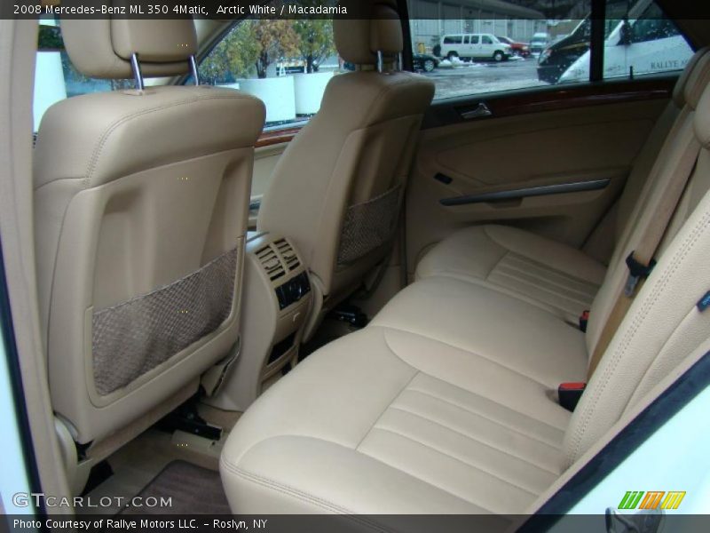 Arctic White / Macadamia 2008 Mercedes-Benz ML 350 4Matic