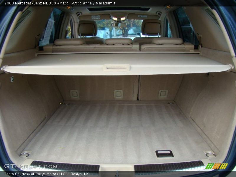 Arctic White / Macadamia 2008 Mercedes-Benz ML 350 4Matic