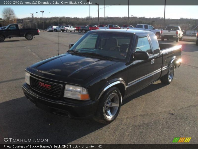 Onyx Black / Graphite 2001 GMC Sonoma SLS Extended Cab