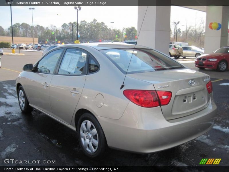 Laguna Sand Beige / Beige 2007 Hyundai Elantra GLS Sedan