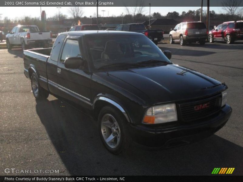 Onyx Black / Graphite 2001 GMC Sonoma SLS Extended Cab